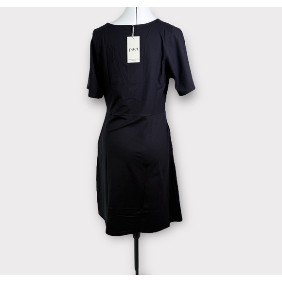 Pact Black Women's Dress - Picture 3 of 10